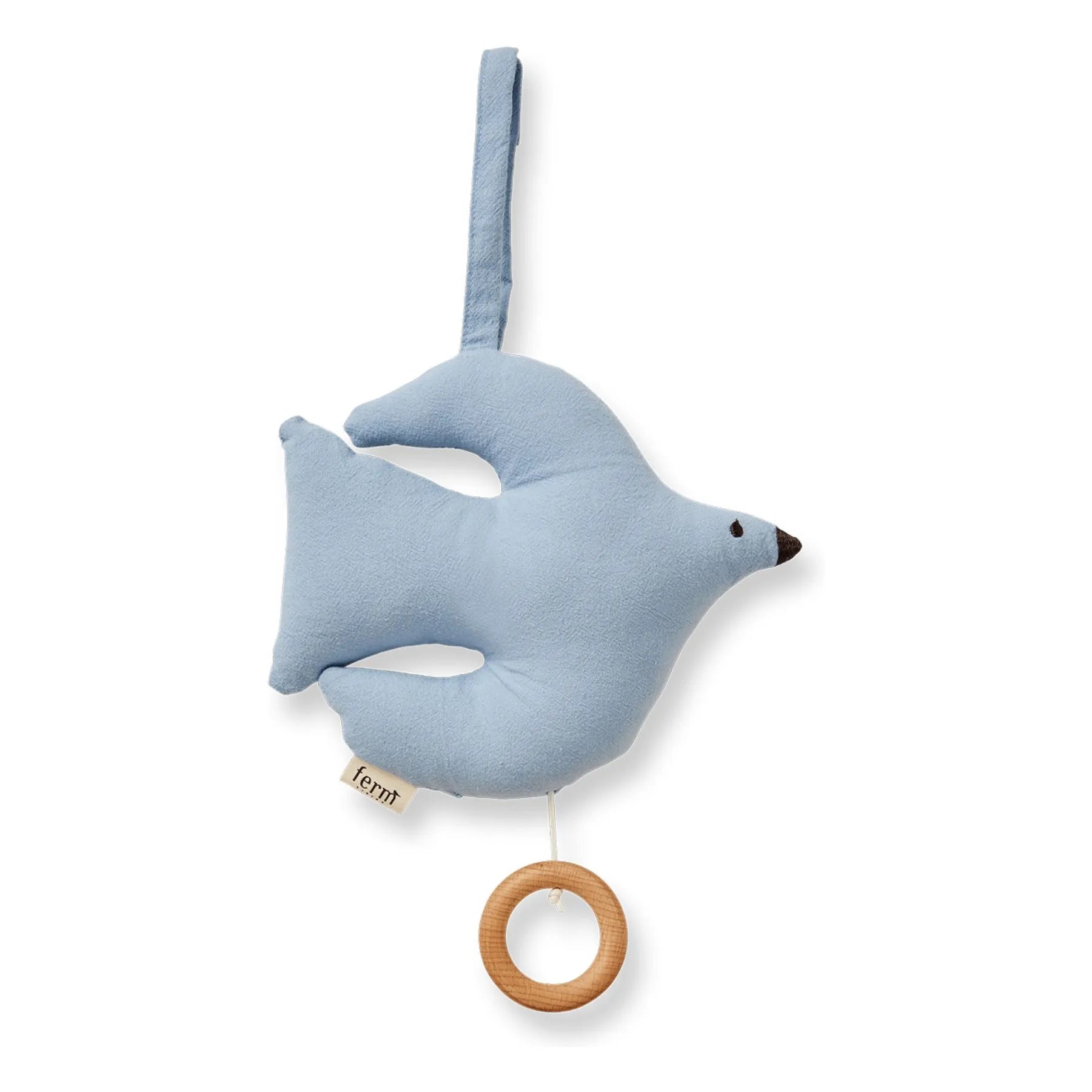 Ferm Living Kids - Móvil musical Swif Bird | Azul