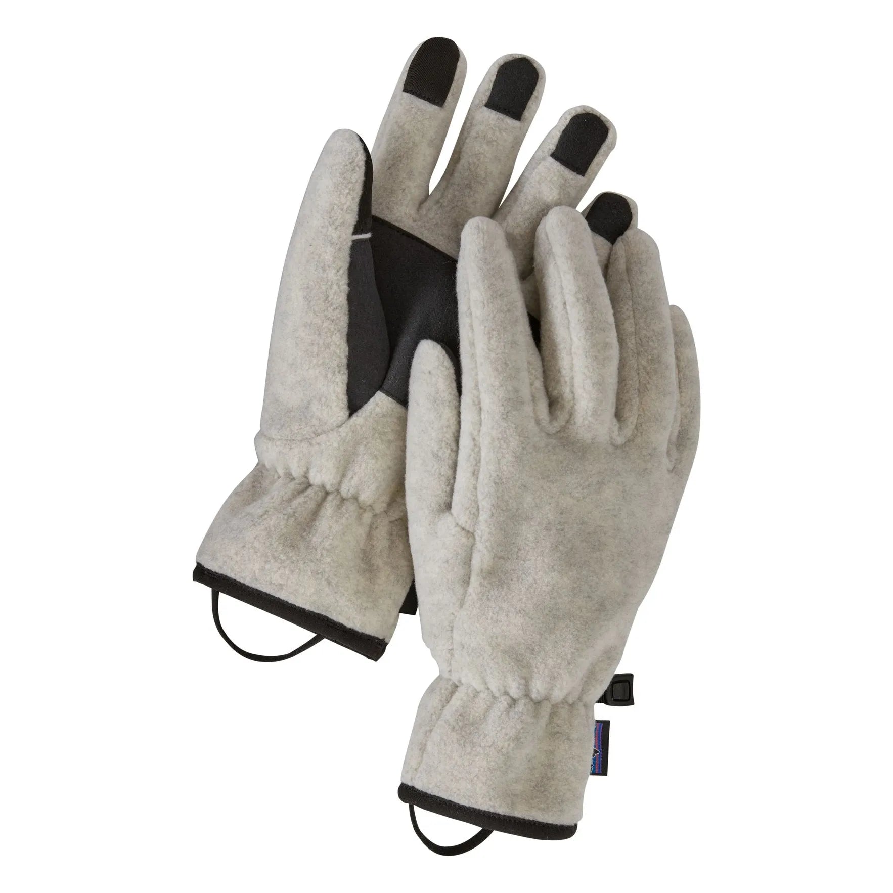 Patagonia - Guantes de vellón reciclado Synch | Gris claro