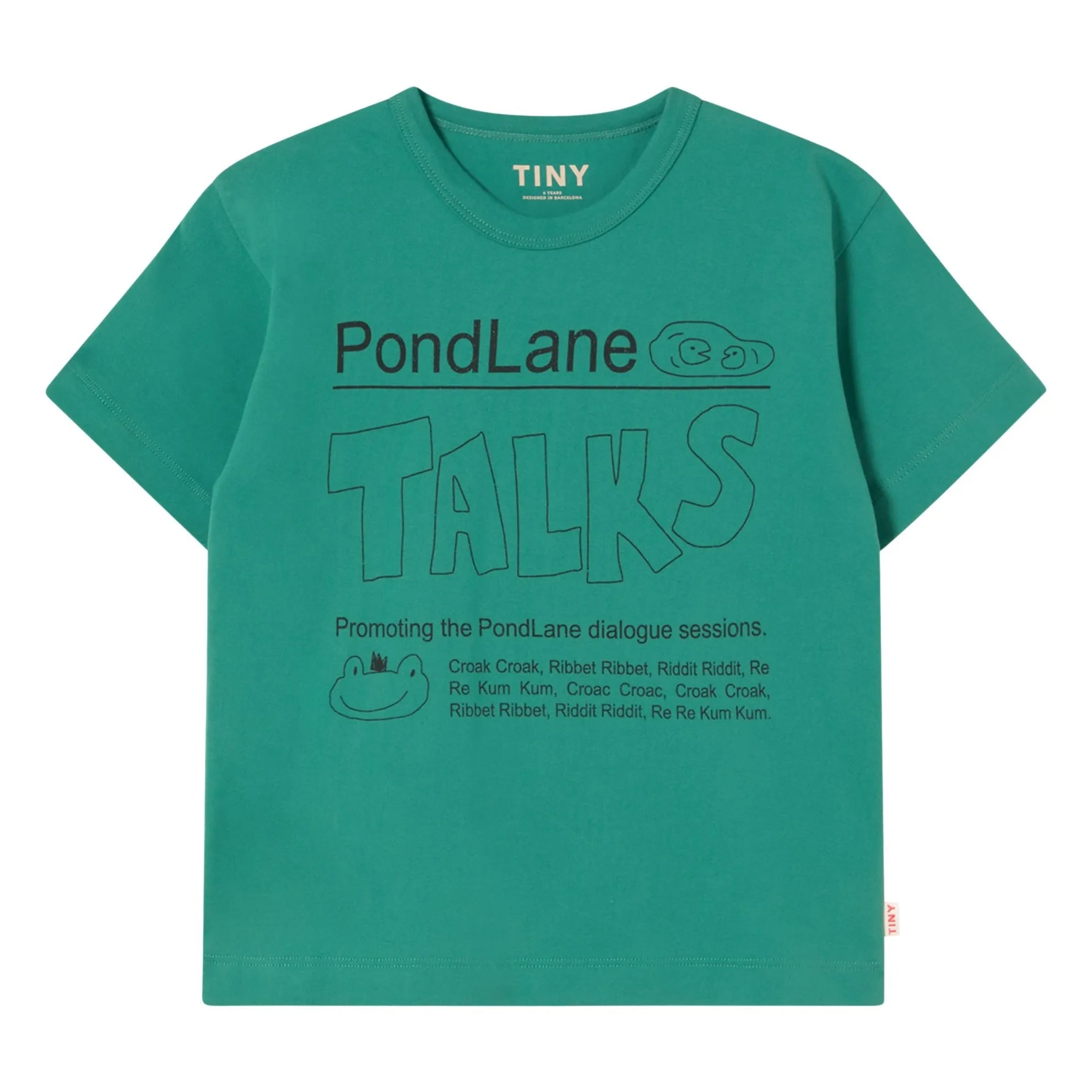 Tinycottons - Talks Camiseta Algodón orgánico | Verde