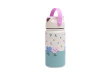 The Cotton Cloud - Dancing Hearts 420 ml Botella Termo de Acero Inoxidable con Pajita Oculta