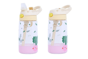 The Cotton Cloud - Funky Dogs 480ML Tritan Botella de agua con pajita oculta