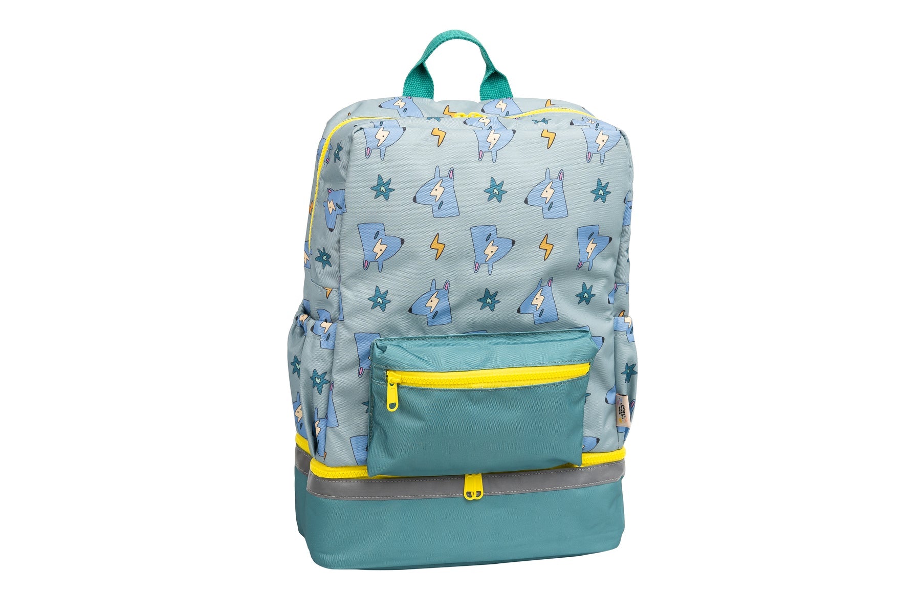 The Cotton Cloud - Mochila Escolar con Bolsillo para Comida Funky Dogs