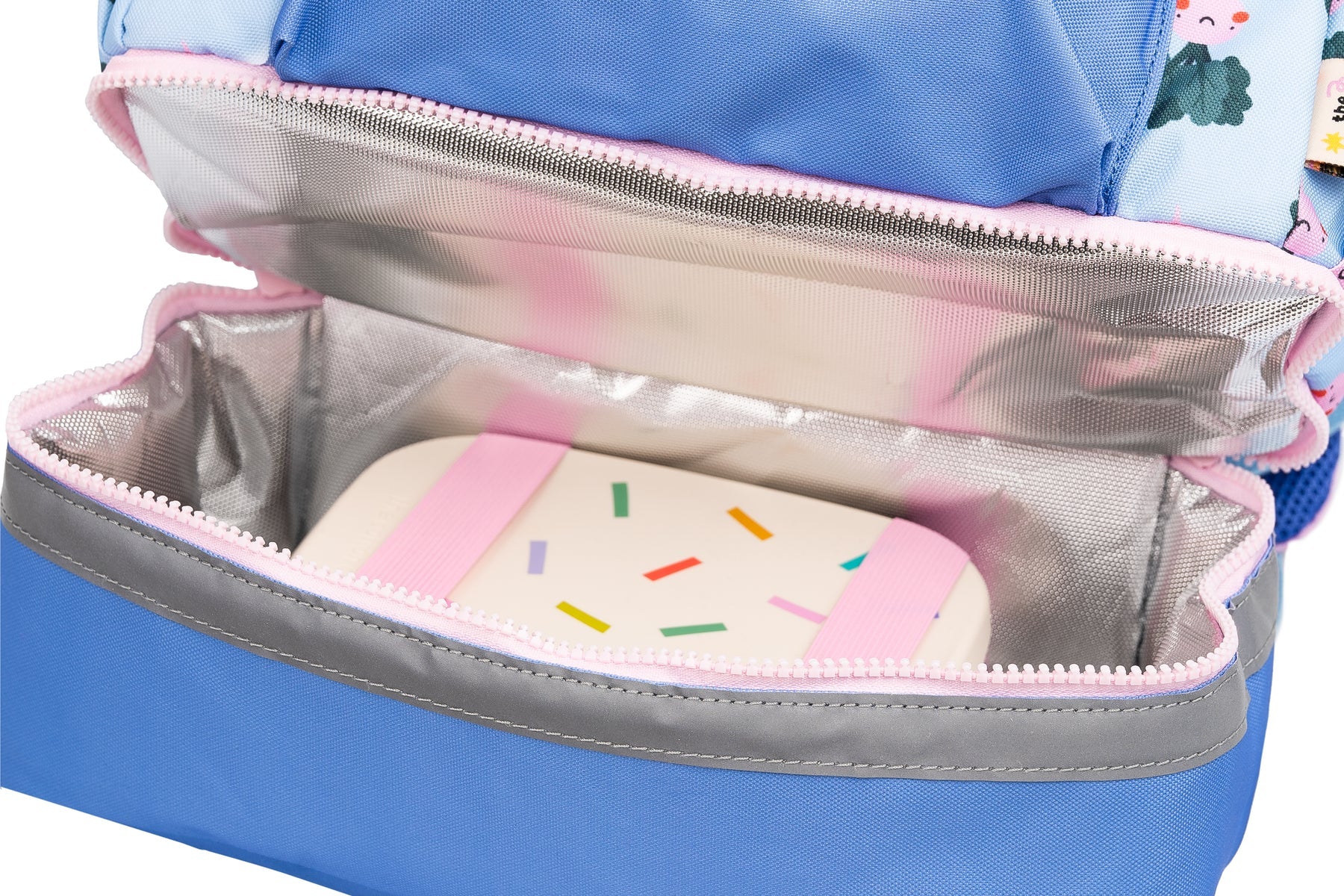 The Cotton Cloud - Mochila Escolar con Bolsillo para Comida Funky Dogs