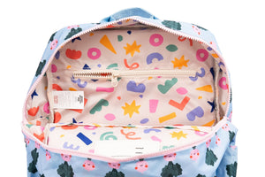 The Cotton Cloud - Mochila Escolar con Bolsillo para Comida Funky Dogs
