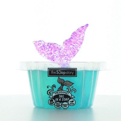 The Soap Story - Jabón Perfumado para Niños con Juguete de Sirena