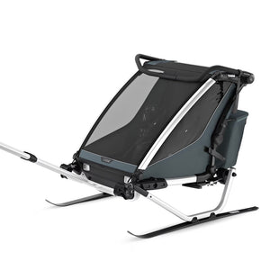 Thule Chariot Cross2 Double - Dark Slate-Strollers-Dark Slate-Double | Natural Baby Shower
