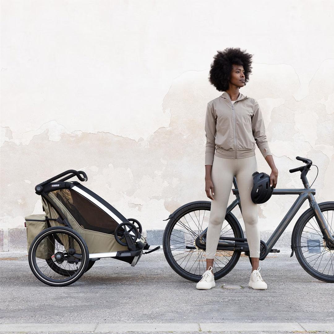 Thule Chariot Cross2 Double - Dark Slate-Strollers-Dark Slate-Double | Natural Baby Shower