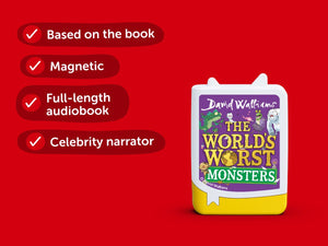 Tonies - David Walliams World's Worst Monsters Figura de Audio en Inglés