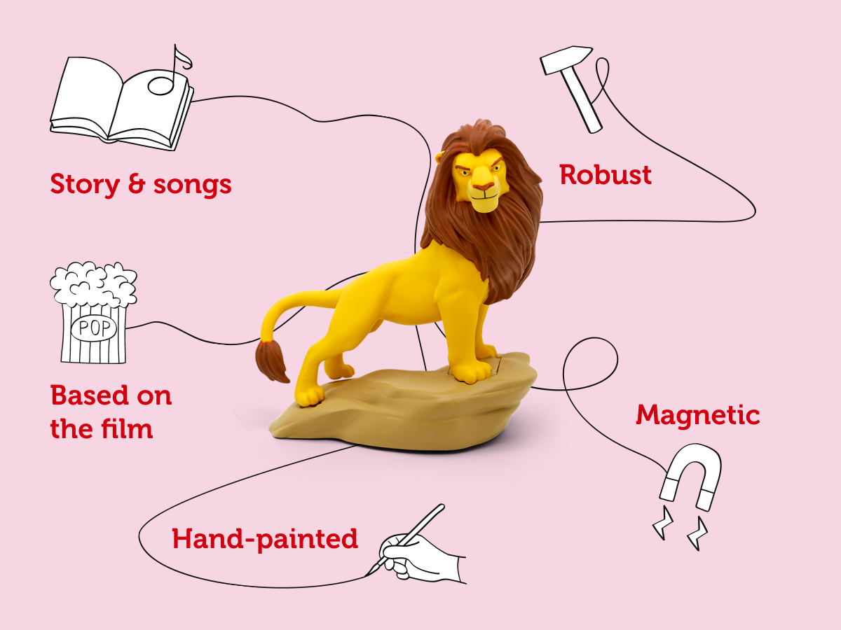 Tonies - Figura de audio en inglés de Disney Classics El Rey León