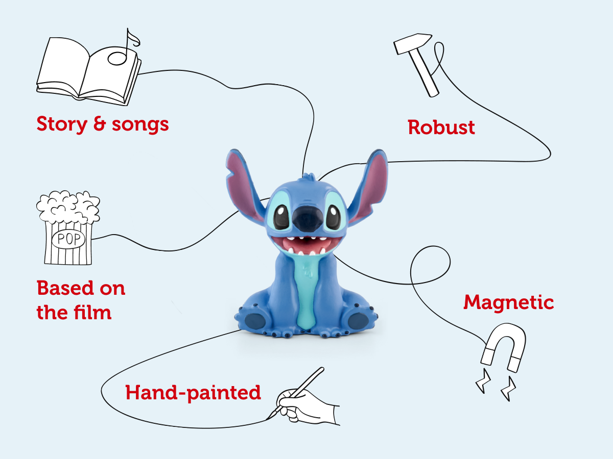 Tonies - Figura de audio de Disney Lilo & Stitch en inglés