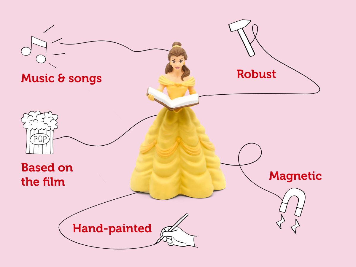 Tonies - Disney Princesas La Bella y la Bestia Figura de Audio en Inglés