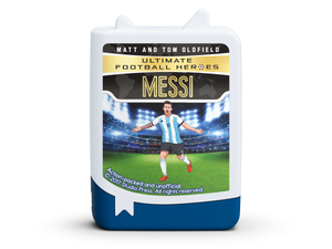 Tonies - Mejores héroes de fútbol: figura de audio de la historia de Lionel Messi en inglés