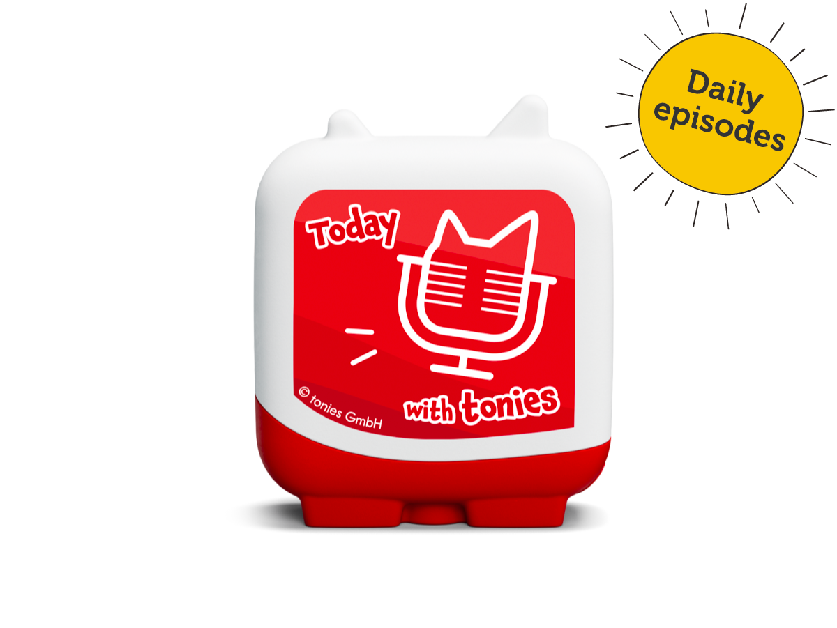 Tonies - Figura de podcast diaria renovada en inglés