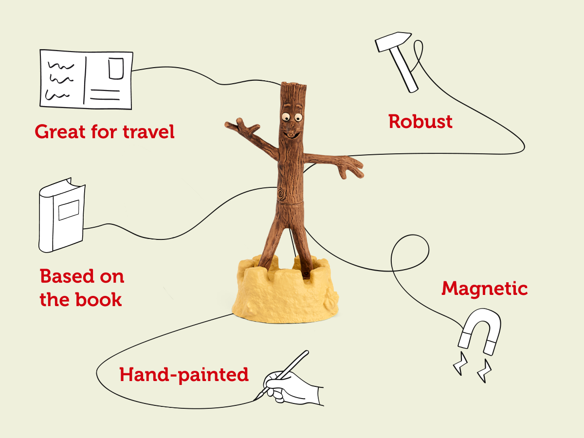 Tonies - Julia Donaldson Stick Man Cuento y Canción en Inglés Figura de Audio