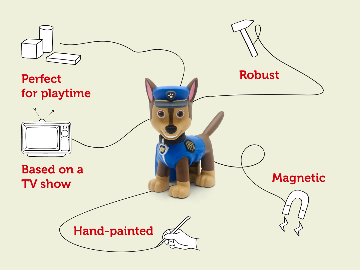 Tonies - Paw Patrol Chase Figura de Audio Cuentacuentos en Inglés