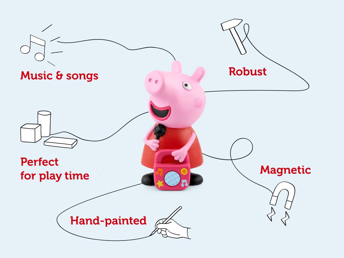 Tonies - Peppa Pig: My First Album Figura de Audio en Inglés