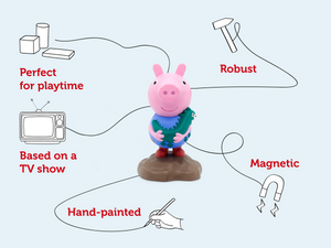 Tonies - Peppa Pig y George Figurita de Audio en inglés