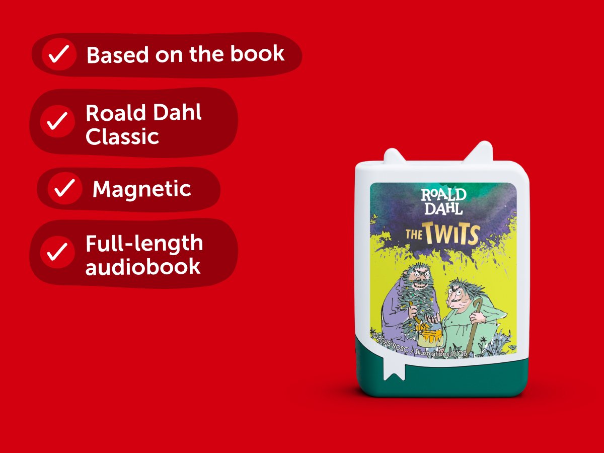 Tonies - Figura de audio en inglés de Roald Dahl's "Los Twits"