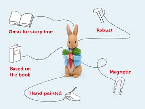 Tonies - Figura de audio en inglés de Peter Rabbit