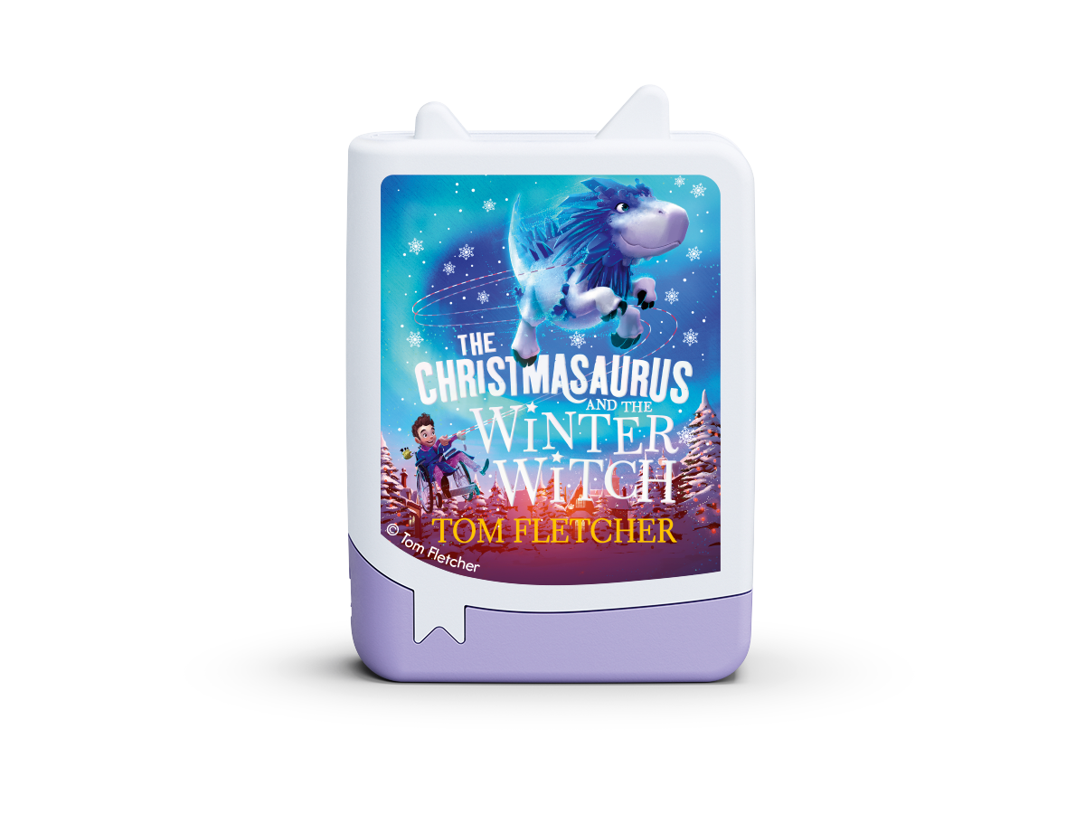 Tonies - Figura de audio de la historia en inglés de Tom Fletcher, El Monstruo de Navidad y la Bruja de Invierno