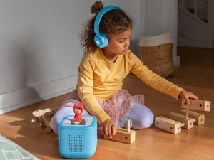 Tonies - Auriculares plegables infantiles Toniebox 2 Bluetooth Azul Nube