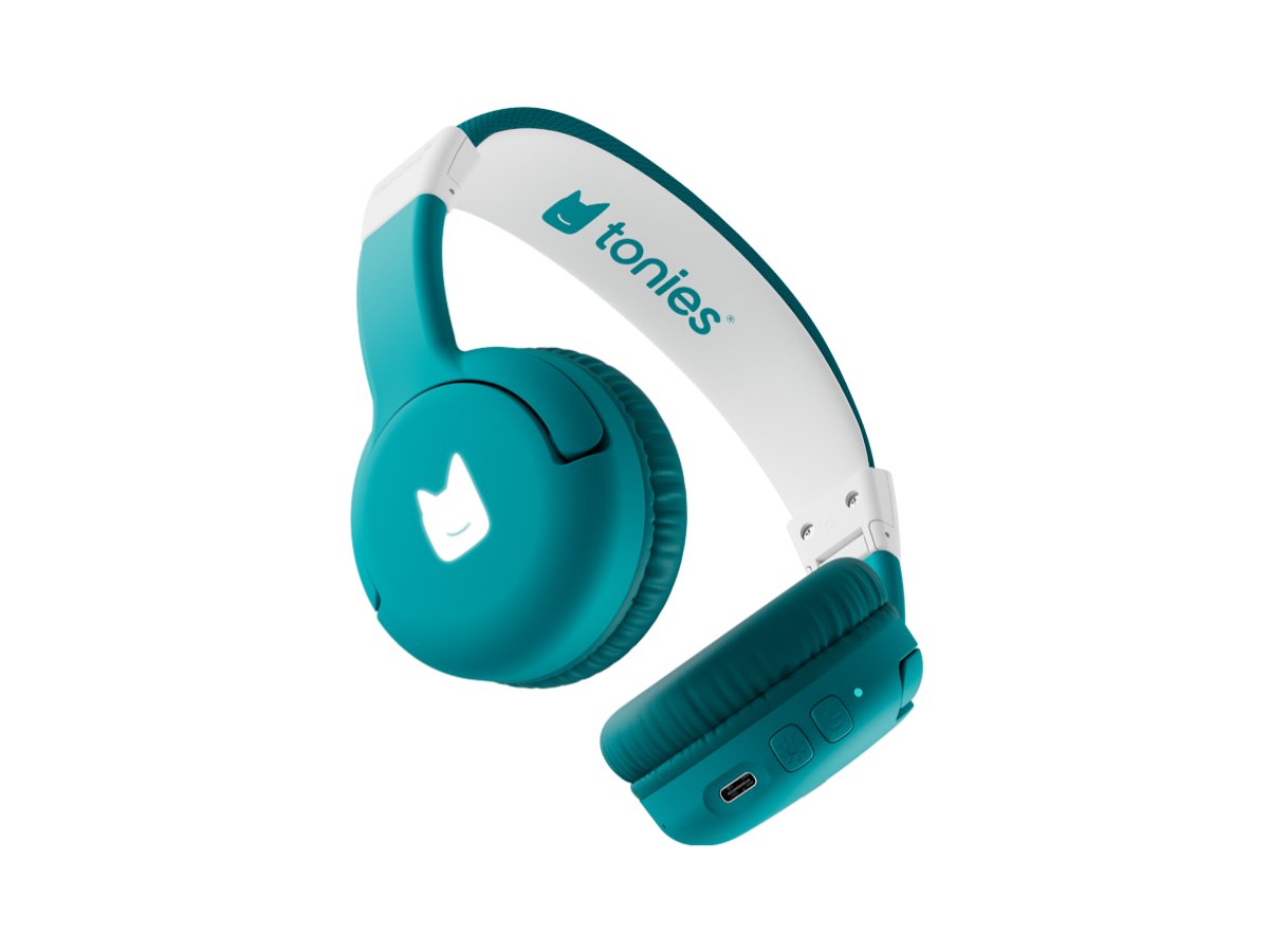 Tonies - Toniebox 2 Auriculares Infantiles Plegables Bluetooth Turquesa Tropical