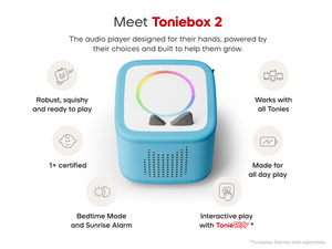 Tonies - Caja de inicio Toniebox 2 azul nube