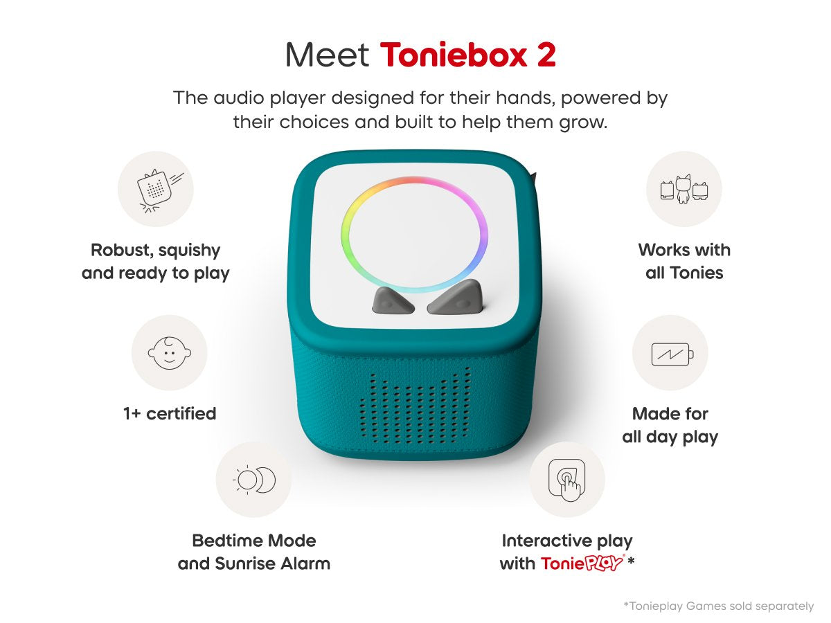 Tonies - Toniebox 2 Caja de inicio turquesa tropical