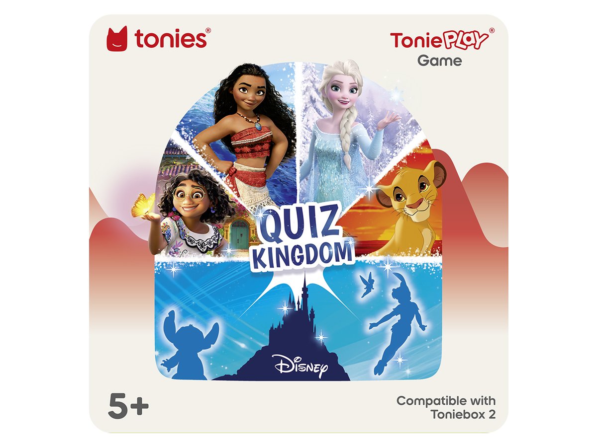Tonies - Tonieplay Disney Quizdom Kingdom English Toniebox 2 Juegos