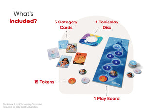 Tonies - Tonieplay Disney Quizdom Kingdom English Toniebox 2 Juegos