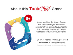 Tonies - Tonieplay Disney Quizdom Kingdom English Toniebox 2 Juegos