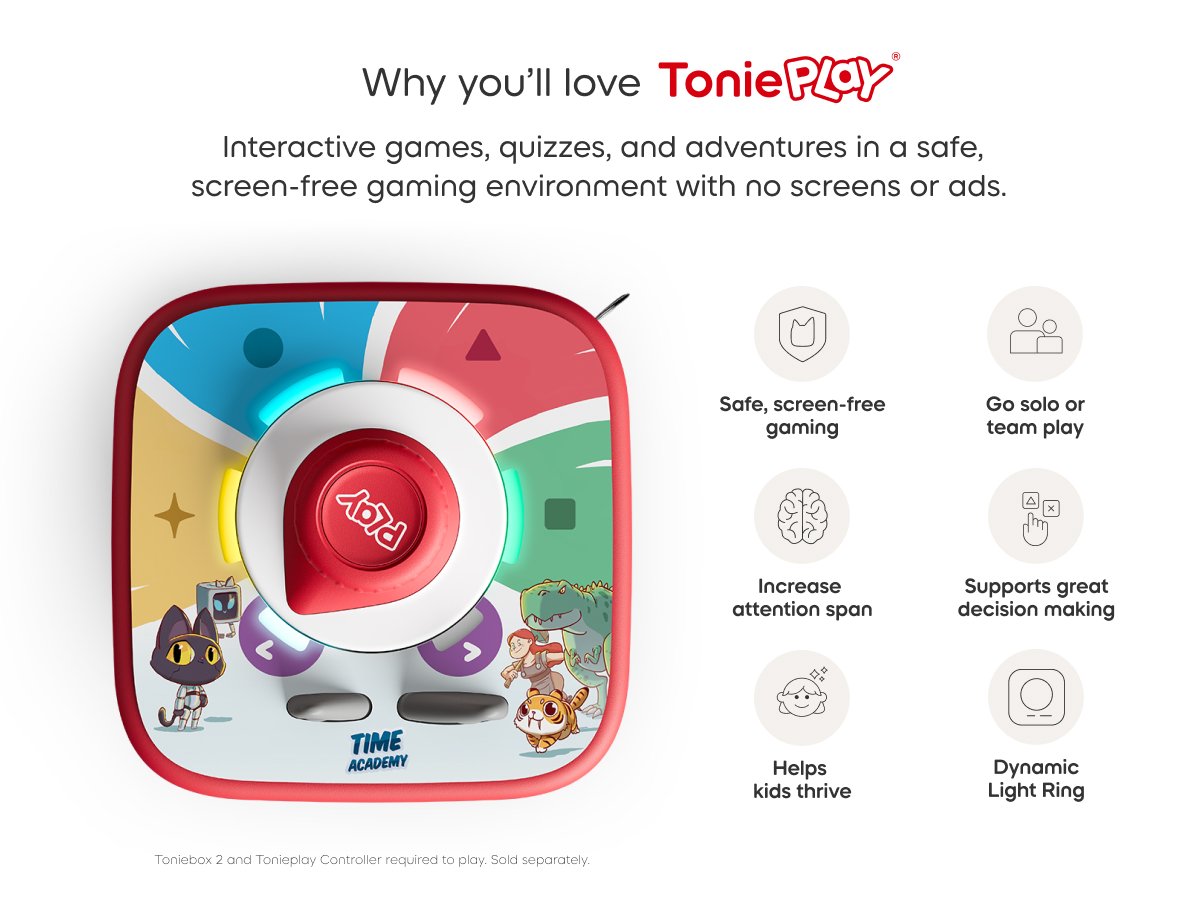 Tonies - Tonieplay Academia del tiempo Juego Toniebox2 en inglés