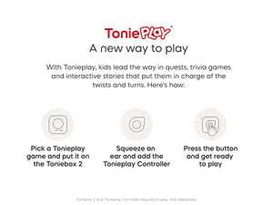 Tonies - Tonieplay Gabby y sus amigos con el juego Academia del Tiempo, Toniebox 2 en inglés