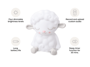 Tonies - Luz nocturna de oveja dormida y figura de audio en inglés