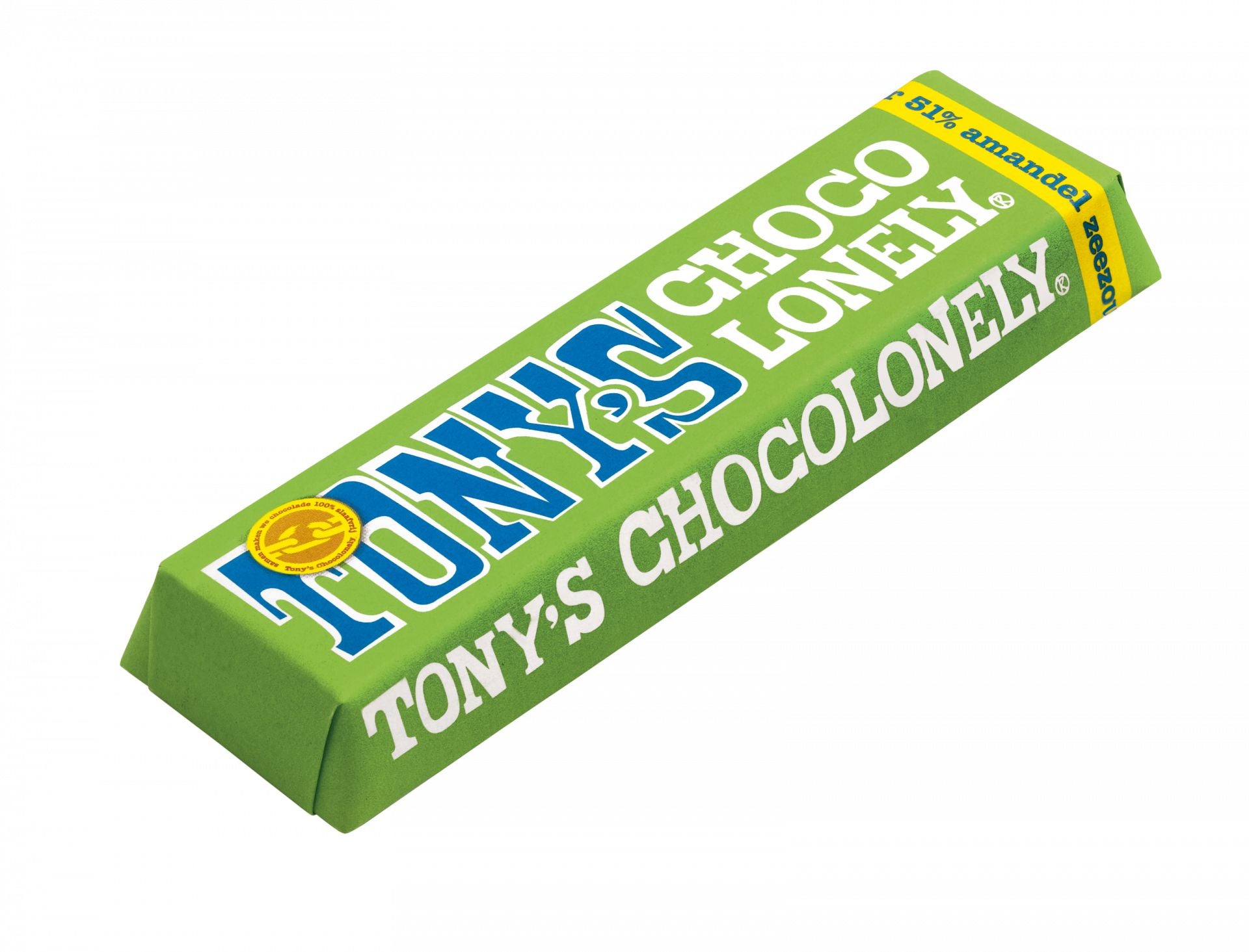 Tonys Chocolonely - Tableta de chocolate con leche y almendras 47g