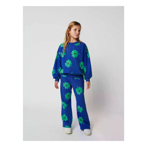 Bobo Choses - Jogger Tréboles de Algodón Orgánico | Azul