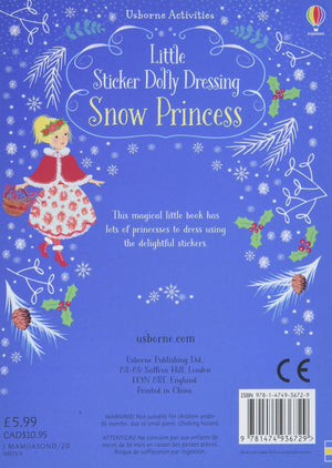 Usborn - Libro de Cuentos de la Princesa de la Nieve con Pegatinas