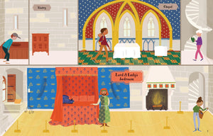 Usborne - Libro de pegatinas del castillo