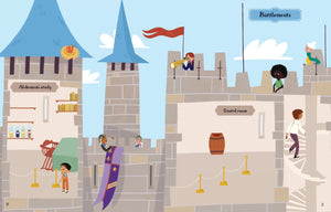 Usborne - Libro de pegatinas del castillo