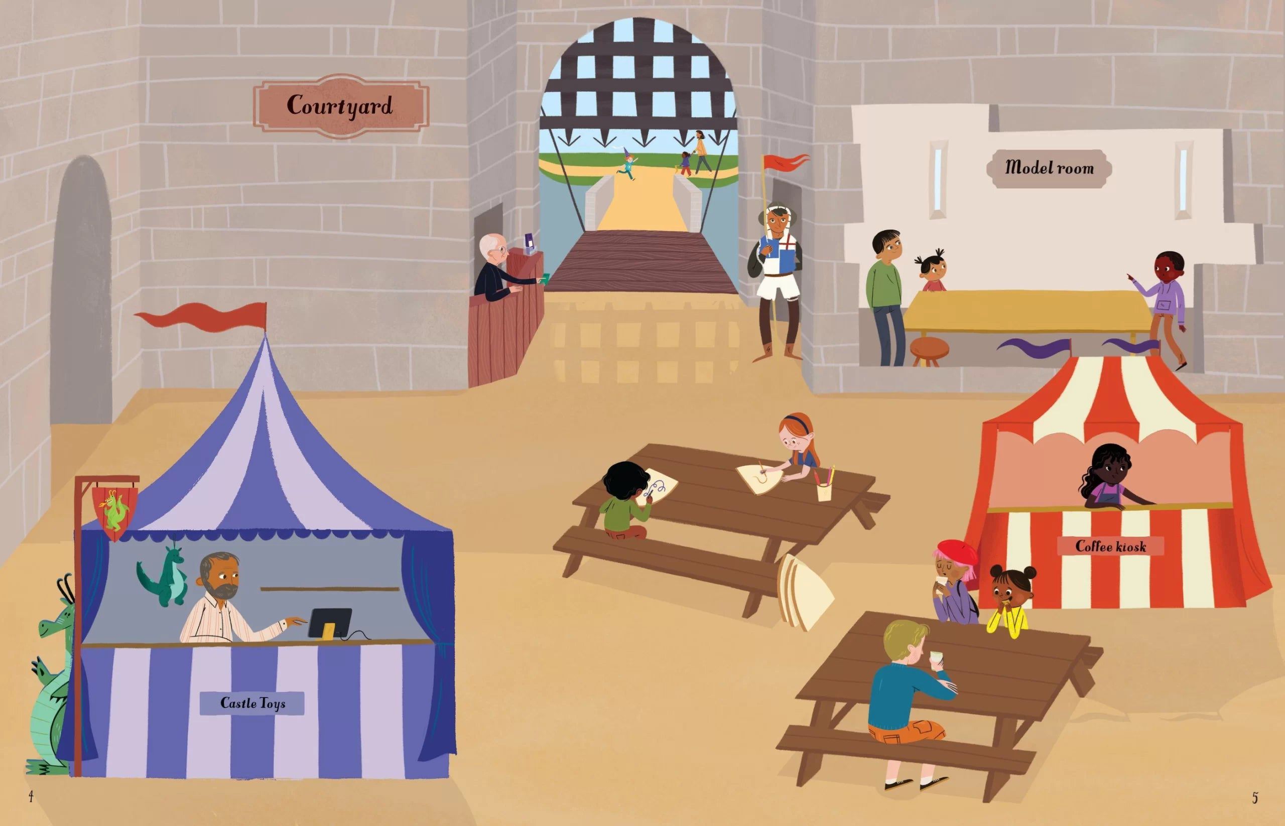 Usborne - Libro de pegatinas del castillo