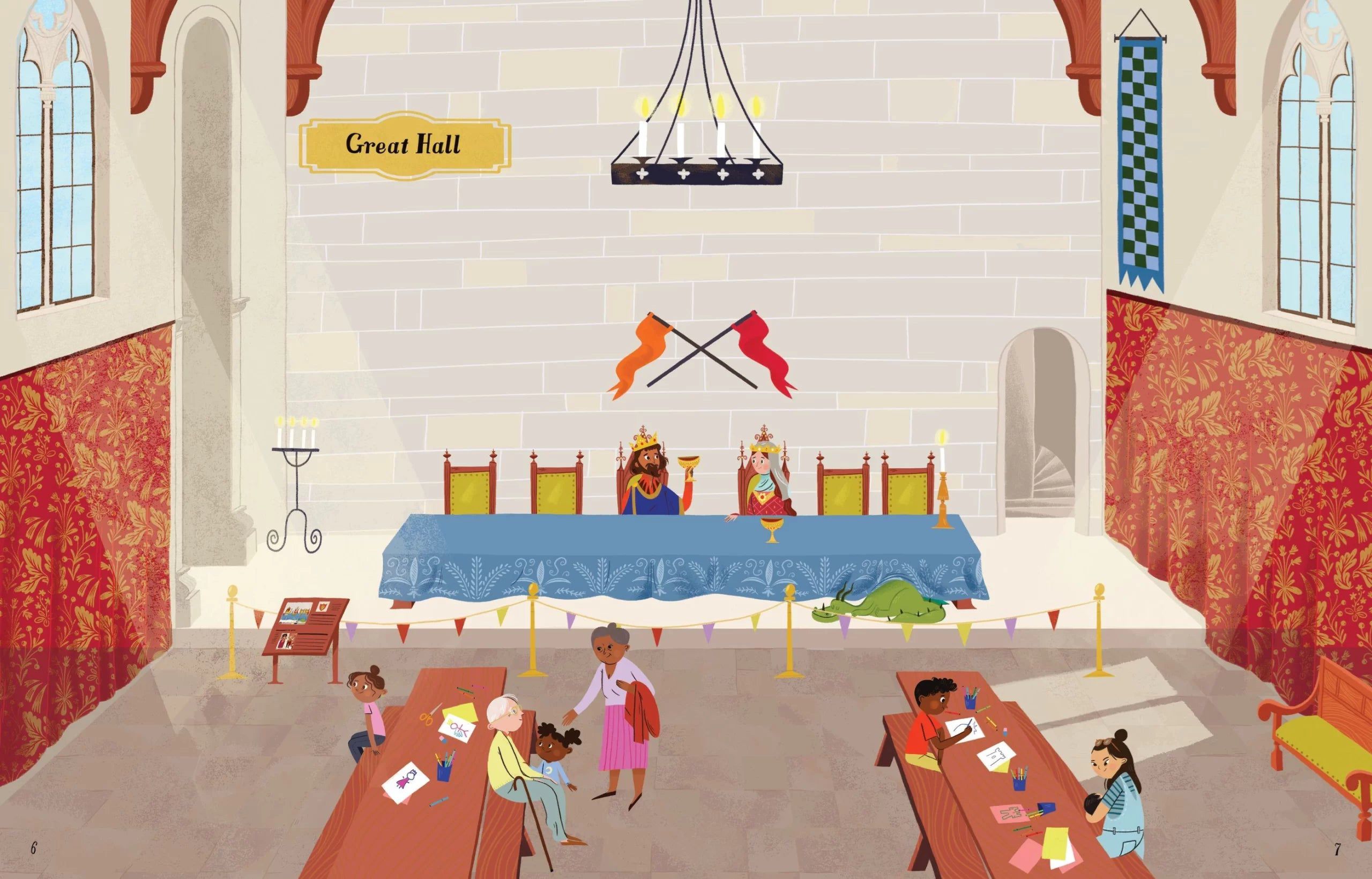 Usborne - Libro de pegatinas del castillo