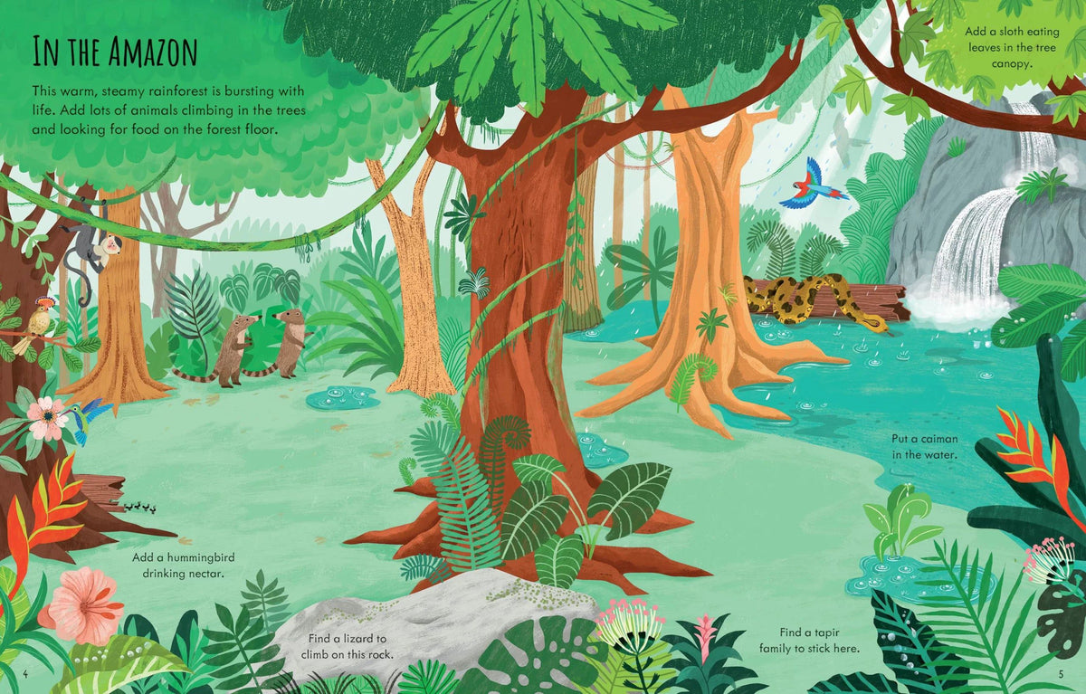 Usborne - Primer libro de pegatinas - Planeta Tierra