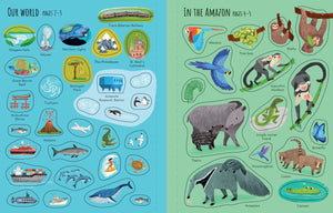 Usborne - Primer libro de pegatinas - Planeta Tierra