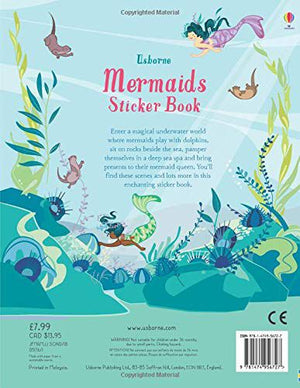 Usborne - Libro de Pegatinas y Cuentos de Sirenas
