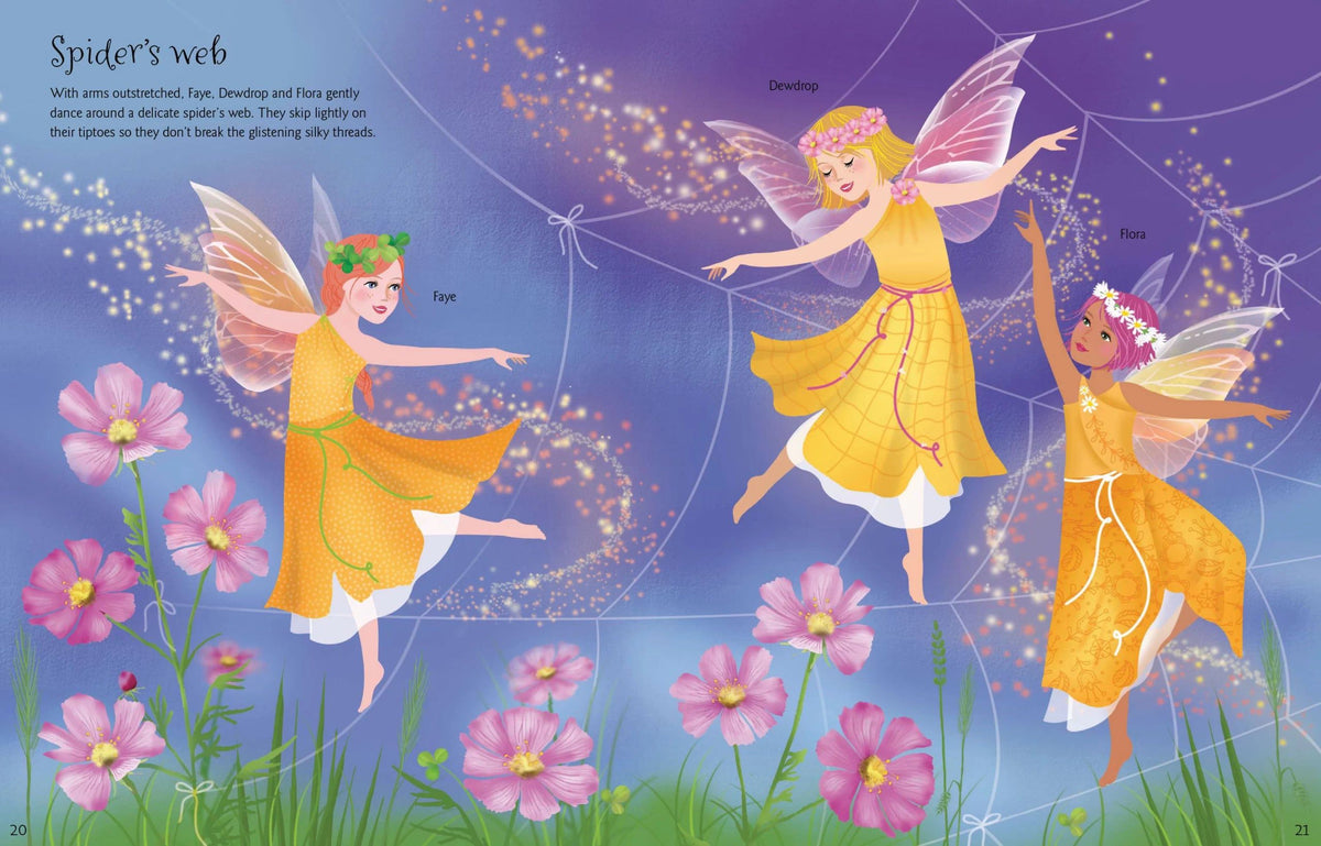 Usborne - Libro de pegatinas Hadas bailarinas para vestir muñecas