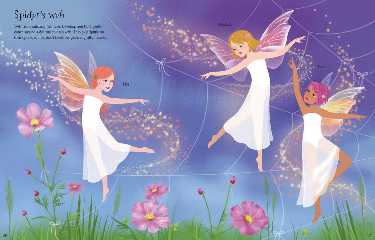 Usborne - Libro de pegatinas Hadas bailarinas para vestir muñecas