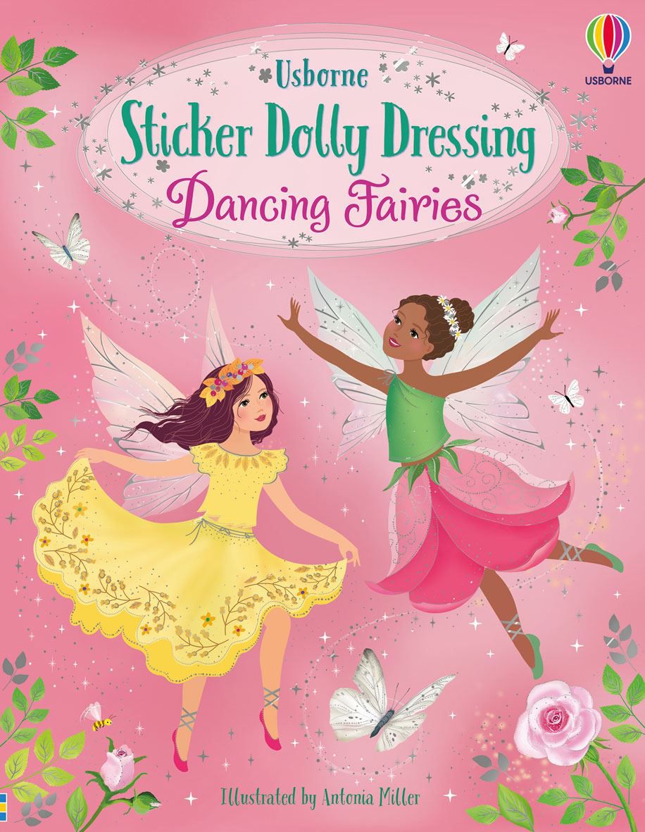 Usborne - Libro de pegatinas Hadas bailarinas para vestir muñecas