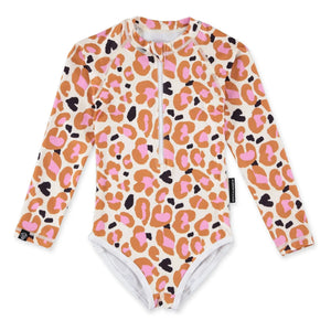 Beach & Bandits - Bañador con protección UV Candy Leopard Fibras recicladas