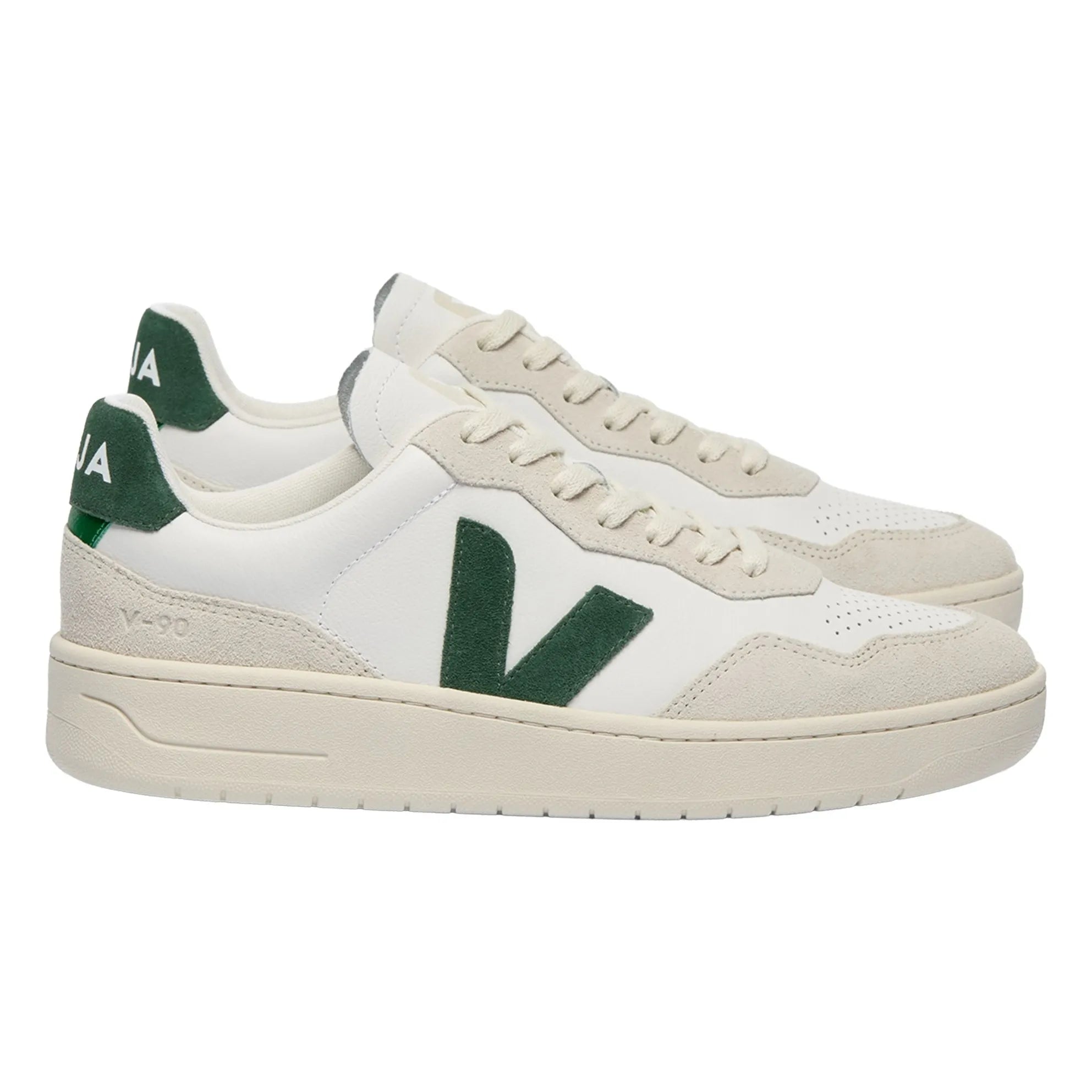 Veja - Zapatillas V-90 Leather O.T. | Verde oscuro