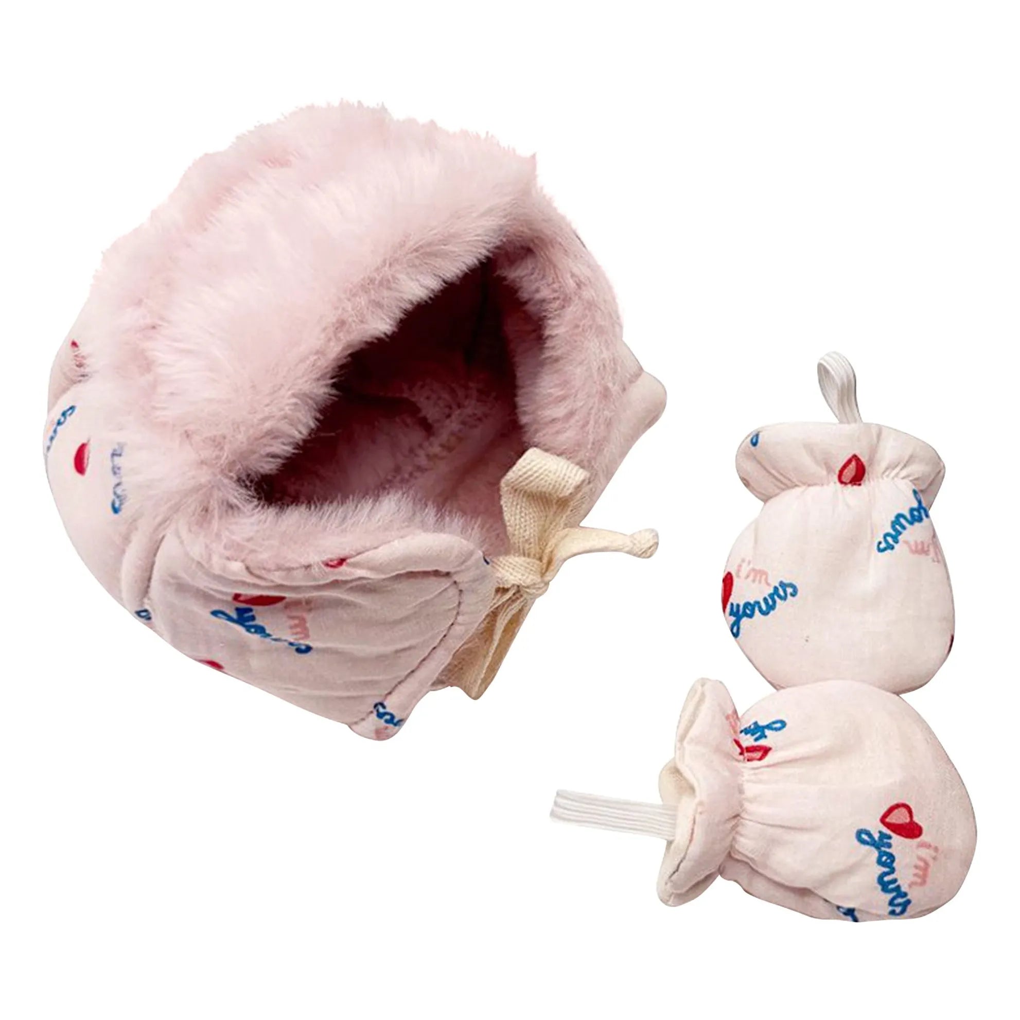 Minikane - Vestido de muñeca - Set de gorro y guantes "Sé mío"